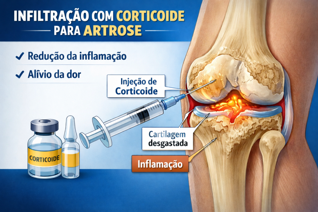 Infiltração com corticoide